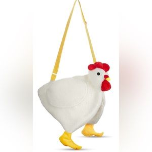 Soft plush 17.5 x 4.3 x 11.4 in  adjustable shoulder strap